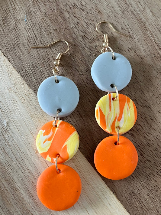 Mod. Aurora print Orange