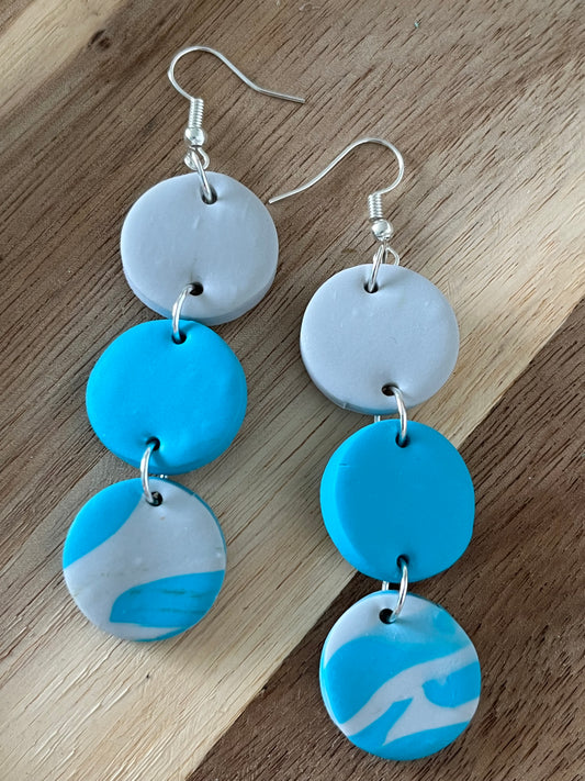 Mod. Aurora print bleu